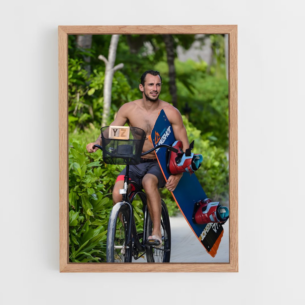 Poster Ride & Roll – affiche Kitesurf (vue 4)